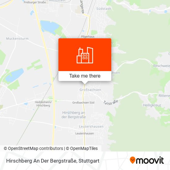 Hirschberg An Der Bergstraße map