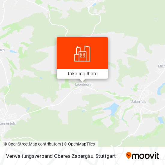 Verwaltungsverband Oberes Zabergäu map