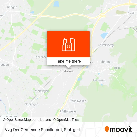 Карта Vvg Der Gemeinde Schallstadt