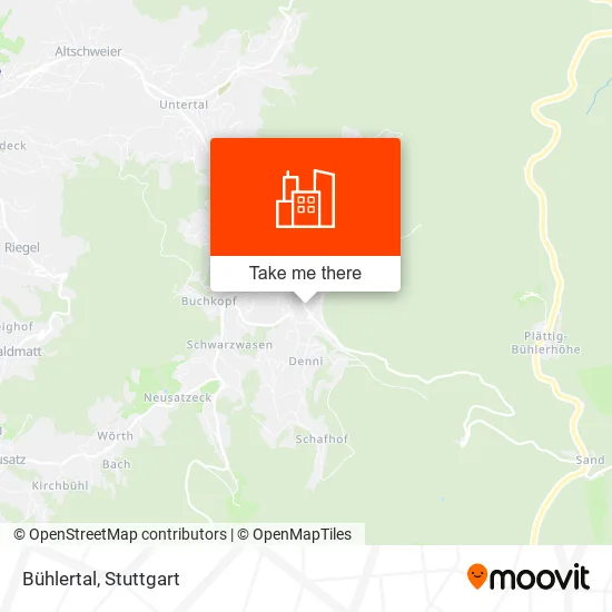Карта Bühlertal