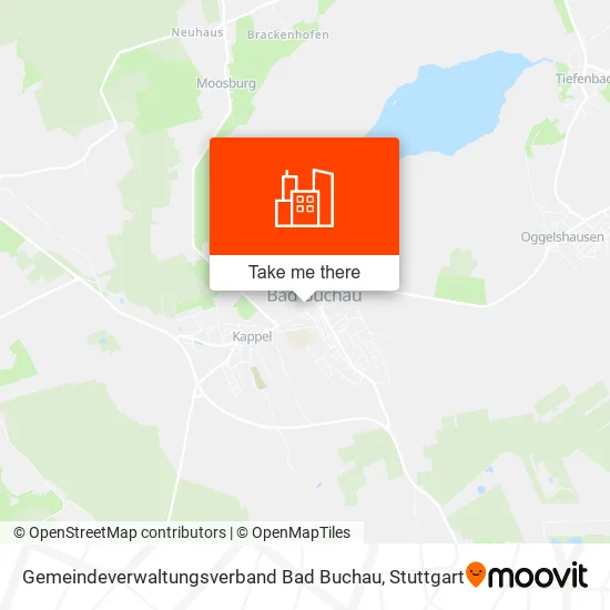Карта Gemeindeverwaltungsverband Bad Buchau