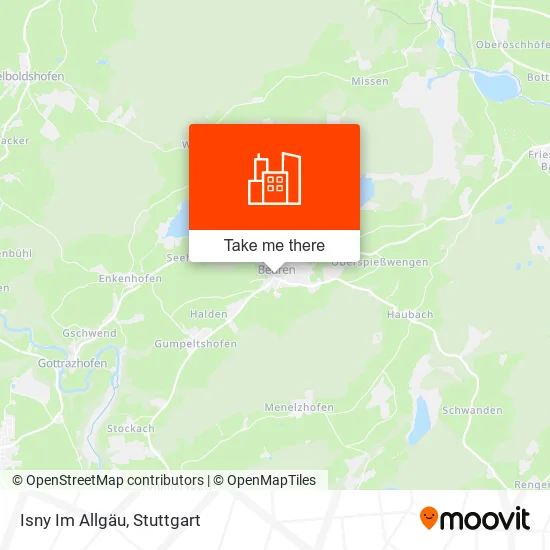 Isny Im Allgäu map