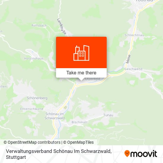 Verwaltungsverband Schönau Im Schwarzwald map