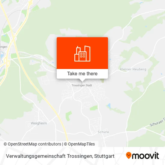 Карта Verwaltungsgemeinschaft Trossingen