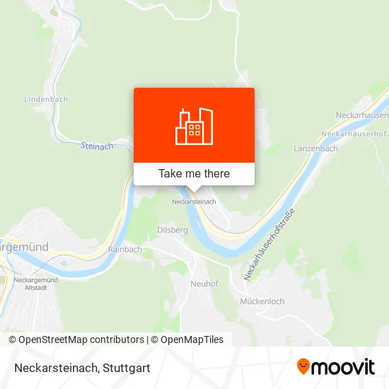 Neckarsteinach map
