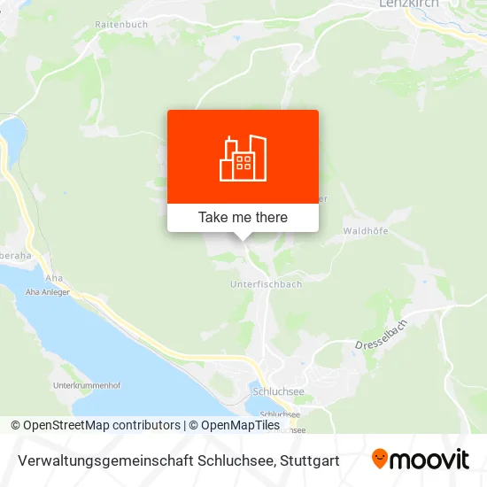 Карта Verwaltungsgemeinschaft Schluchsee