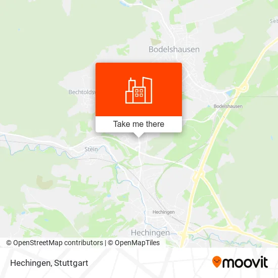 Hechingen map