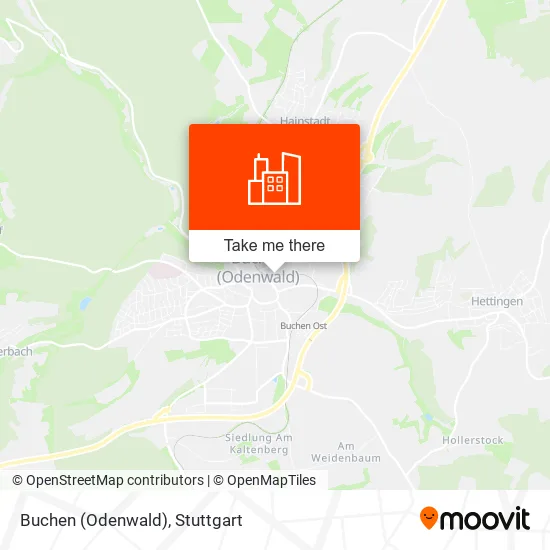 Карта Buchen (Odenwald)