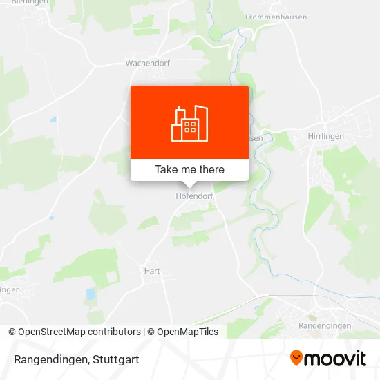 Rangendingen map