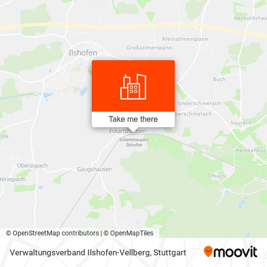 Verwaltungsverband Ilshofen-Vellberg map