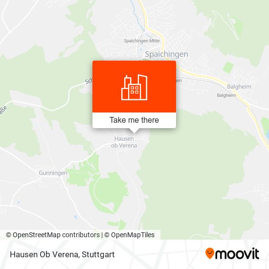 Hausen Ob Verena map