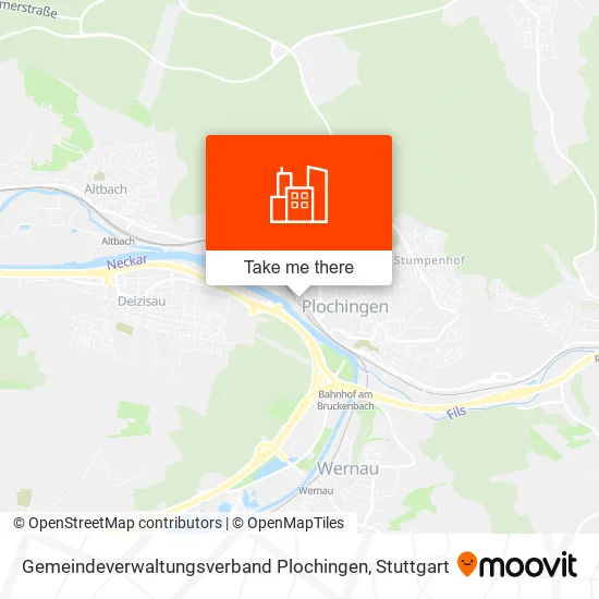 Карта Gemeindeverwaltungsverband Plochingen