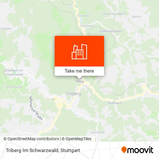 Карта Triberg Im Schwarzwald
