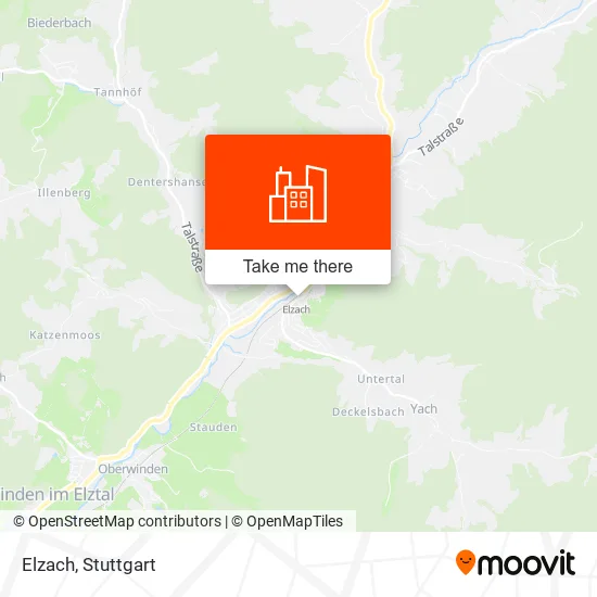 Elzach map