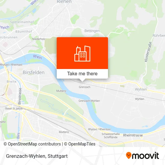 Карта Grenzach-Wyhlen