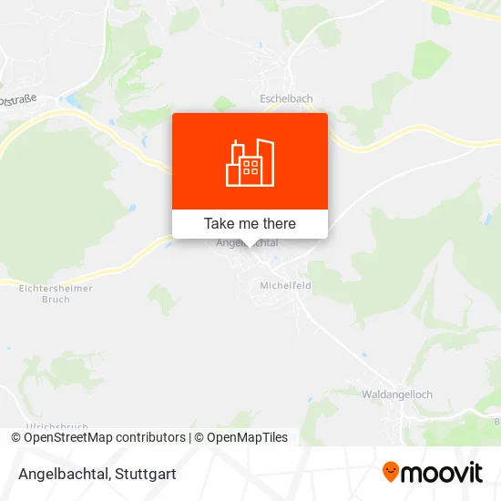 Карта Angelbachtal