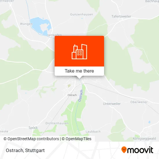 Ostrach map