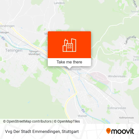 Vvg Der Stadt Emmendingen map