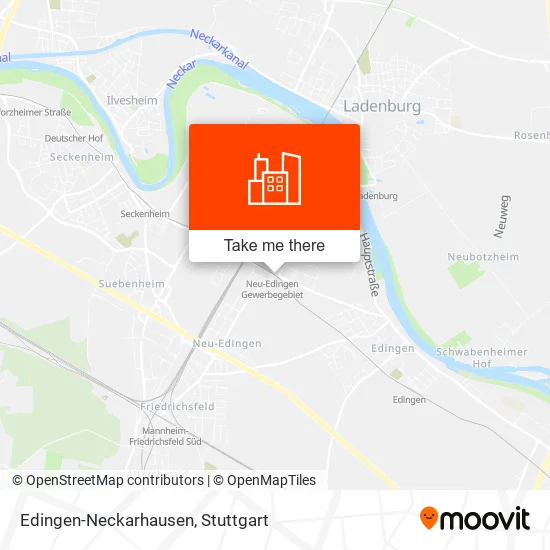 Карта Edingen-Neckarhausen