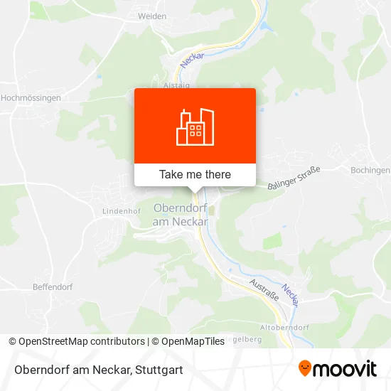 Oberndorf am Neckar map