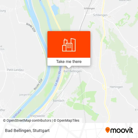 Bad Bellingen map