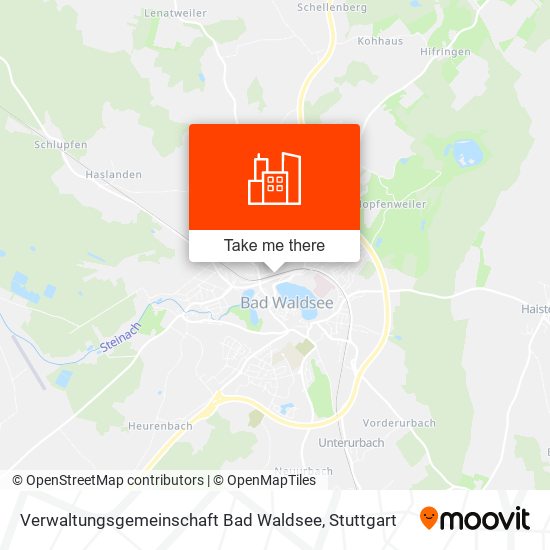 Verwaltungsgemeinschaft Bad Waldsee map