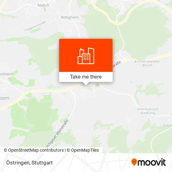 Östringen map