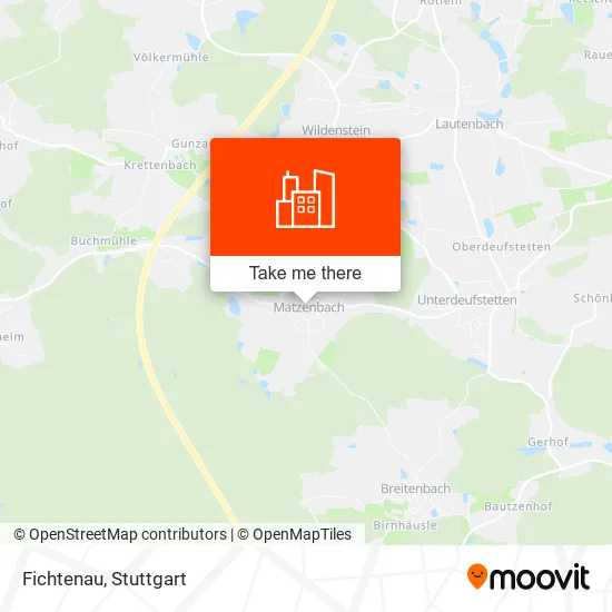 Карта Fichtenau
