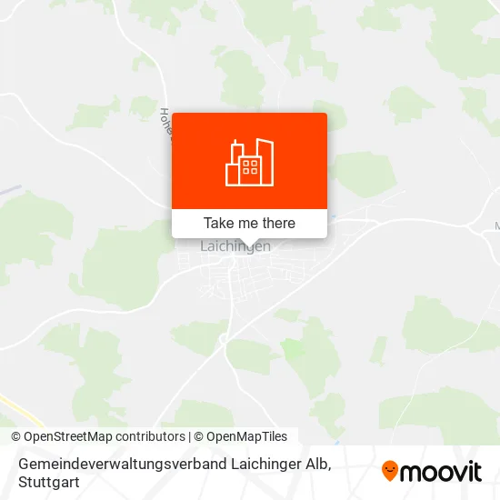 Карта Gemeindeverwaltungsverband Laichinger Alb