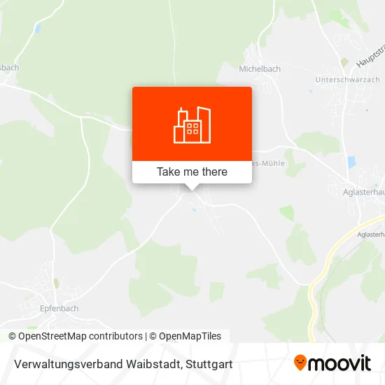 Карта Verwaltungsverband Waibstadt