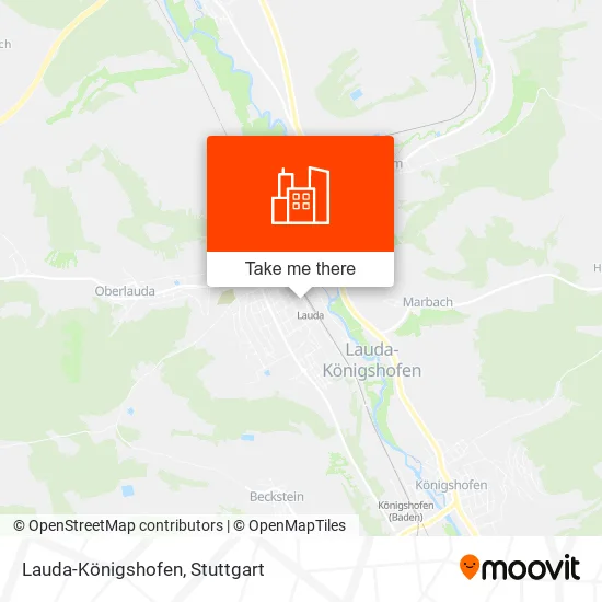 Карта Lauda-Königshofen