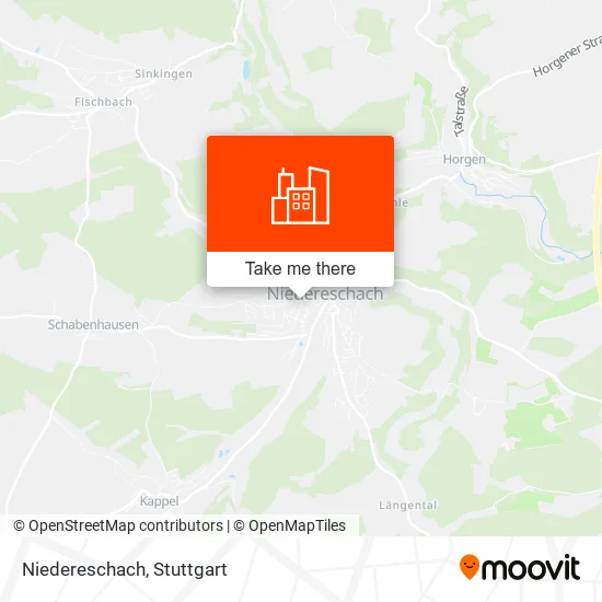Карта Niedereschach