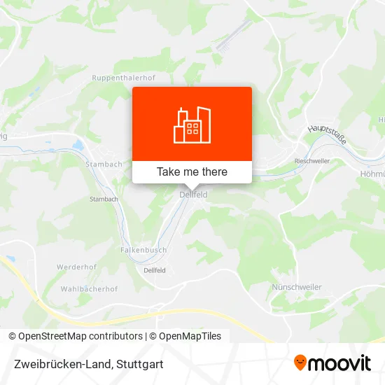 Карта Zweibrücken-Land