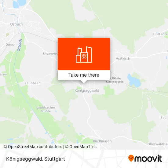 Карта Königseggwald