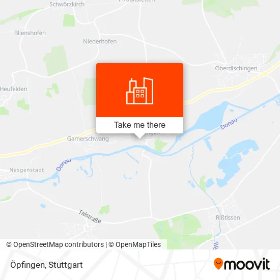 Карта Öpfingen