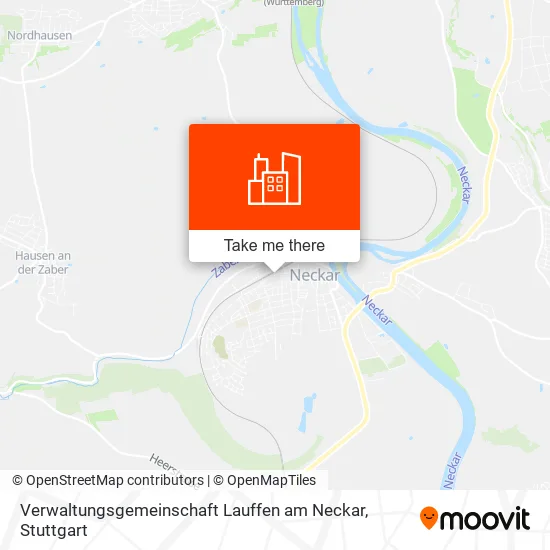 Карта Verwaltungsgemeinschaft Lauffen am Neckar