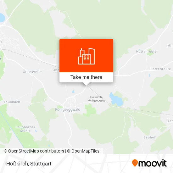 Hoßkirch map
