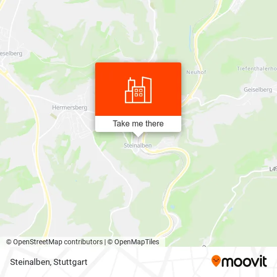 Steinalben map