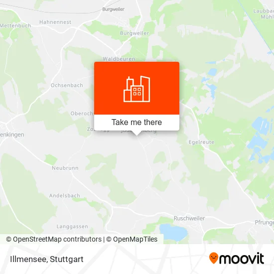 Illmensee map