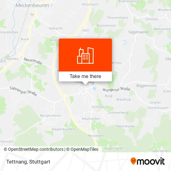 Карта Tettnang