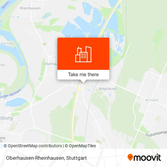 Карта Oberhausen-Rheinhausen