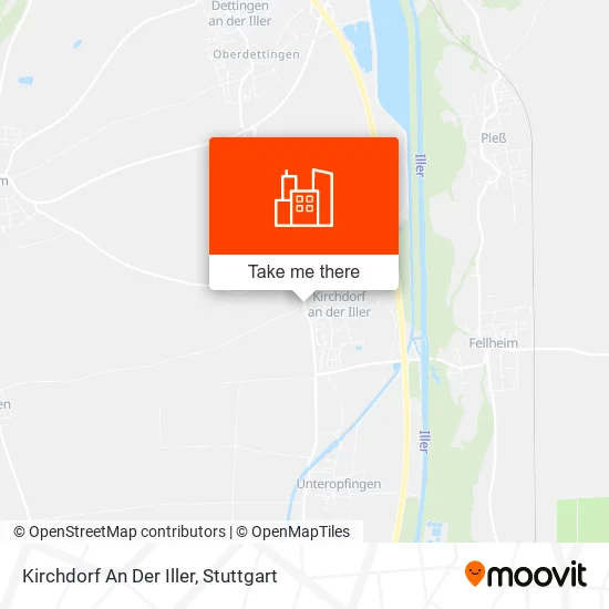 Карта Kirchdorf An Der Iller