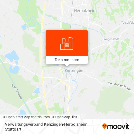 Карта Verwaltungsverband Kenzingen-Herbolzheim