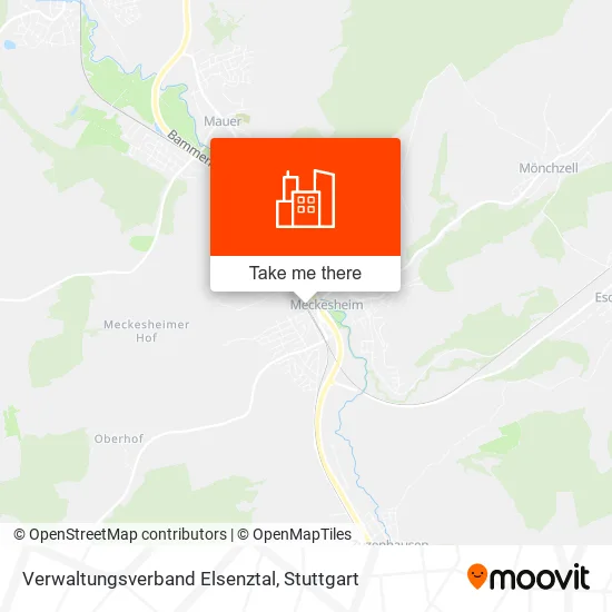 Карта Verwaltungsverband Elsenztal