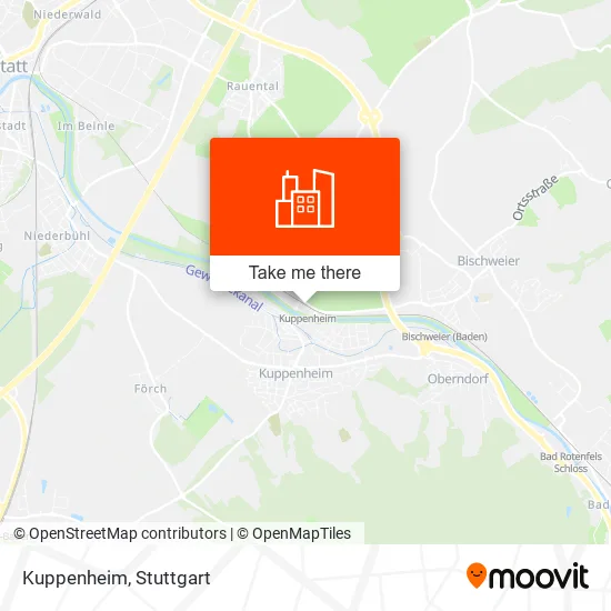 Карта Kuppenheim