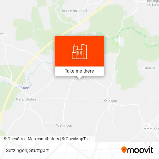 Setzingen map