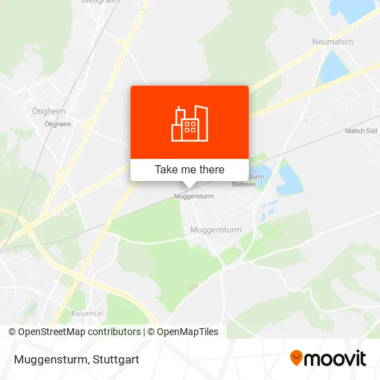 Muggensturm map