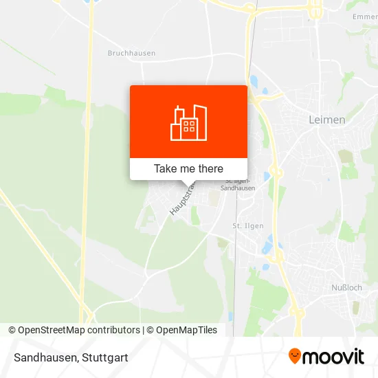 Карта Sandhausen
