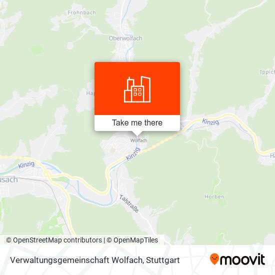 Verwaltungsgemeinschaft Wolfach map