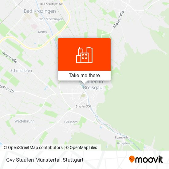 Gvv Staufen-Münstertal map